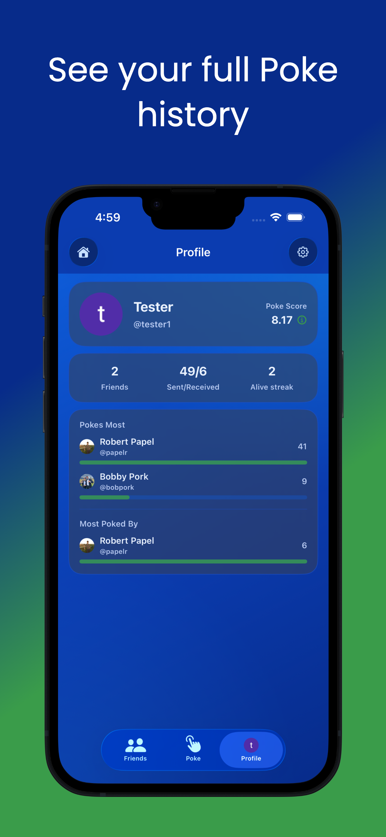 See your full Poke history