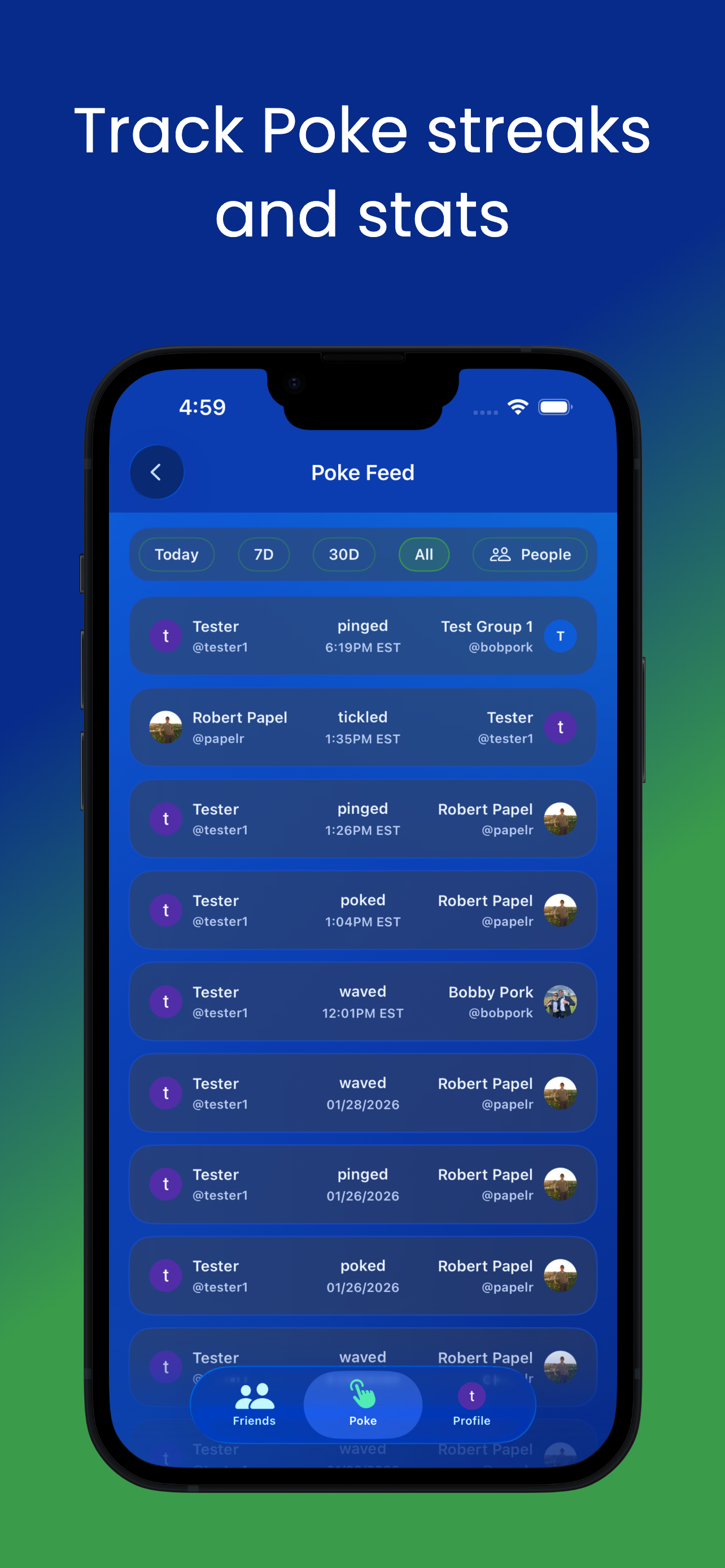 Track Poke streaks and stats